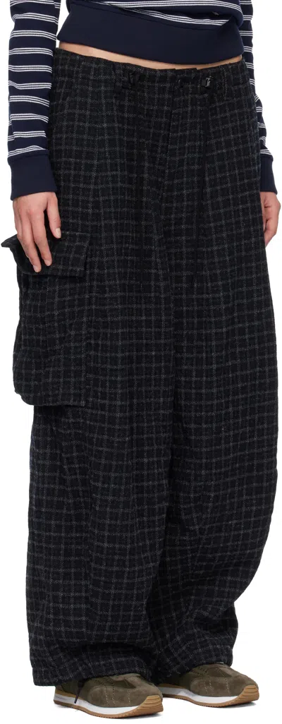 Needles Black H.d. Bdu Cargo Pants In Gray