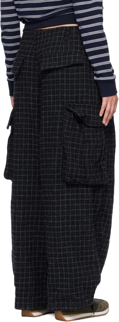 Needles Black H.d. Bdu Cargo Pants In Gray