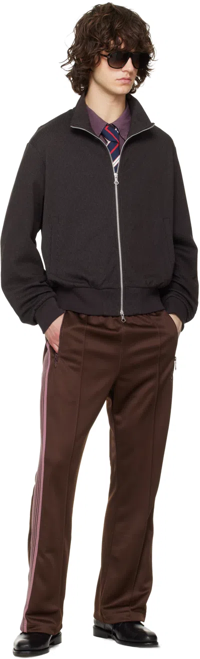 Needles Brown Boot-cut Track Pants In Brown