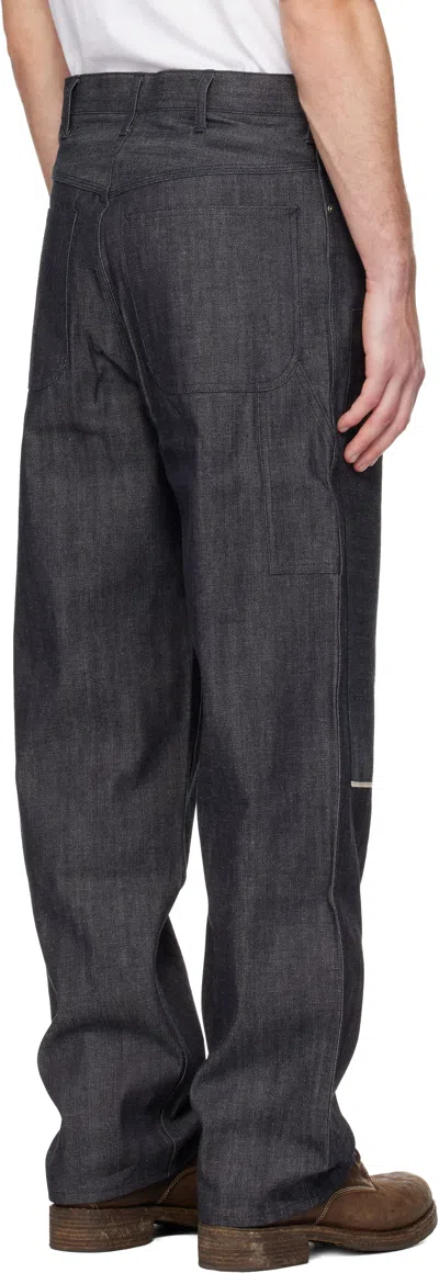 Visvim Navy Carpenter Jeans In Black