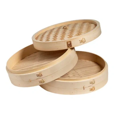 Joyce Chen 2-tier Steamer Baskets In Neutral