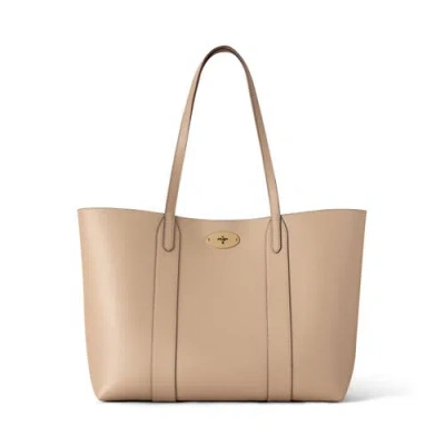 Mulberry Bayswater Tote Small Classic Grain In Neutral