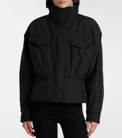 Saint Laurent Technical Canvas Jacket In Black