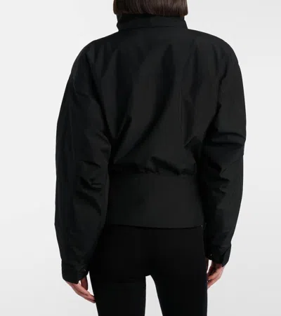 Saint Laurent Technical Canvas Jacket In Black