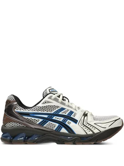 Asics Cream And Blue Gel-kayano 14 Sneakers In Multi