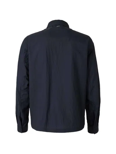 Herno Pocket Button Jacket In Blue