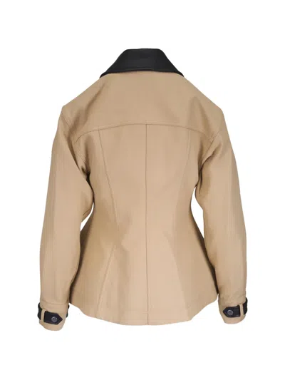 Veronica Beard Peplum Collared Jacket In Multi