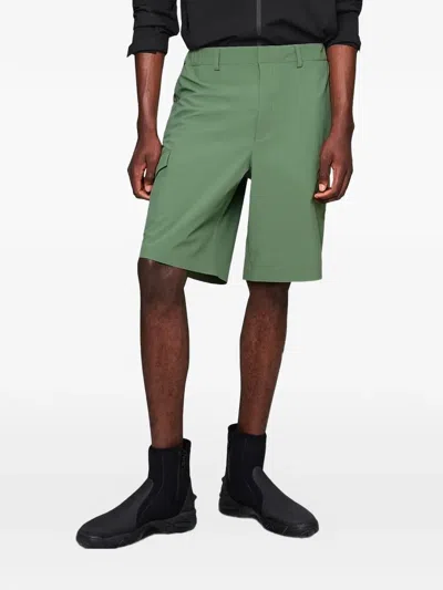 Rains Suva Hardshell Cargo Shorts In Green
