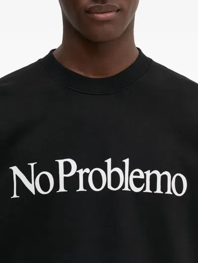 Aries No Problemo Sweatshirt In Black