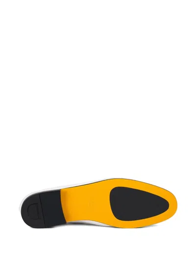 Doucal's Leather Loafers In White