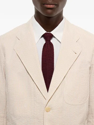 Fursac Striped Blazer In Multi