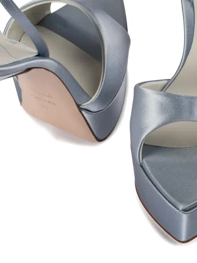 Le Silla Uma Platform Sandal In Blue