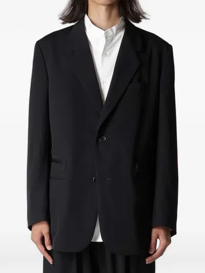 Y's Single-breasted Jacket In Blue