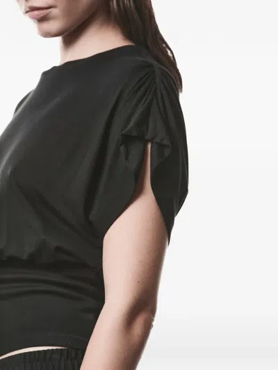 Thom Krom Gathered T-shirt In Black