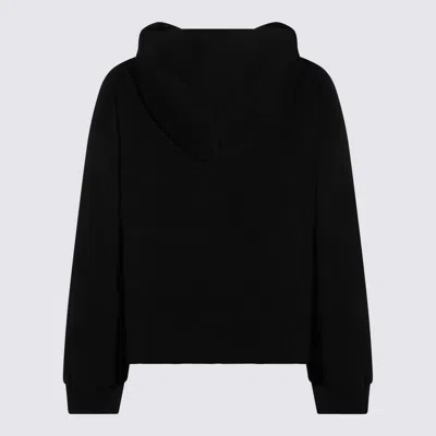 Mm6 Maison Margiela Mm6 By Maison Margiela Relaxed-fit Cotton Hoodie With Adjustable Drawstring In Blue