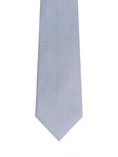 Fursac Silk Tie In Blue