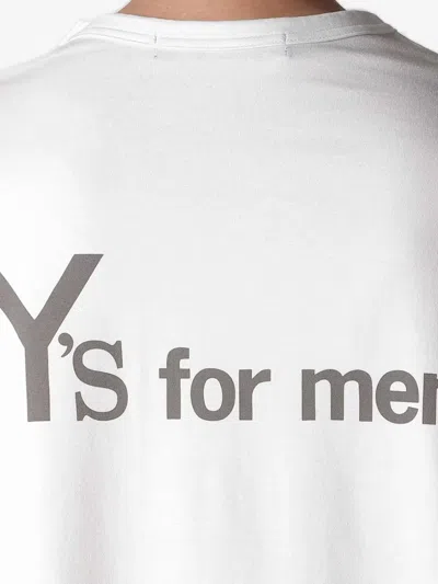 Y's Logo-print T-shirt In White