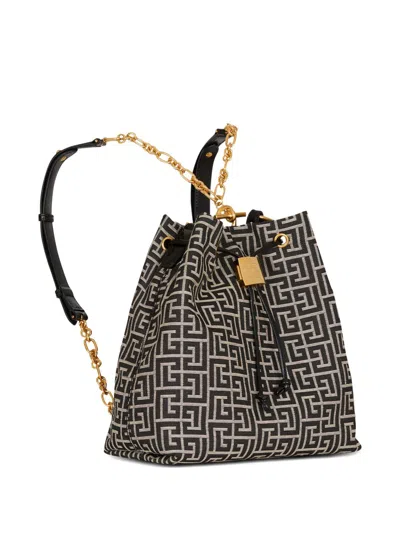 Balmain Sync Monogram Backpack