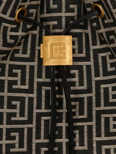 Balmain Sync Monogram Backpack