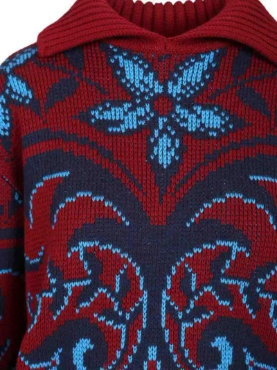 Etro Patterned Wool Sweater
