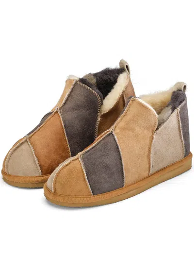 Shepherd Annie Patchwork-design Slip-on In Brown