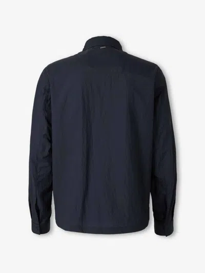 Herno Pocket Button Jacket In Blue