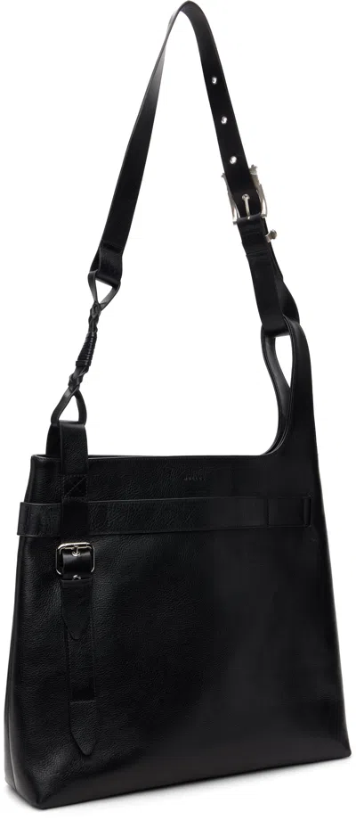 Nullus Black Calf Crown Bag In Black