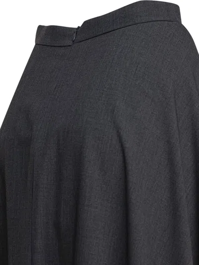 Semper Grey Elastane Skirt In Gray