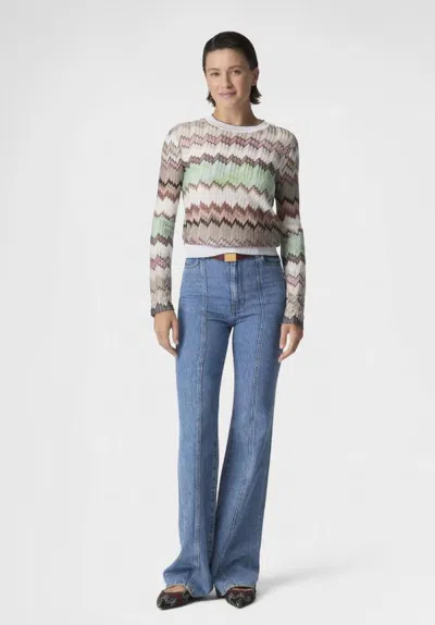 Missoni Chevron-pattern Sweaters In Multi