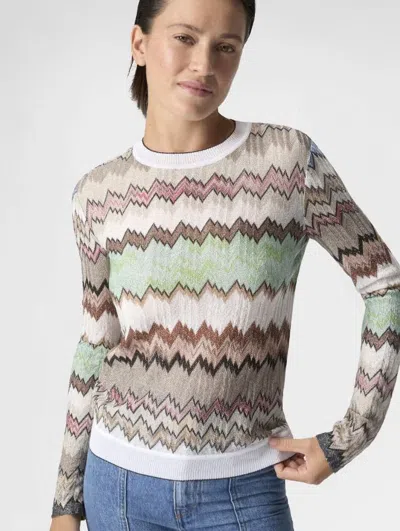 Missoni Chevron-pattern Sweaters In Multi