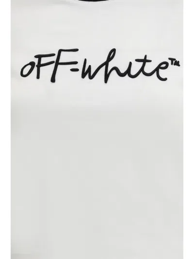 Off-white Script T-shirt In White