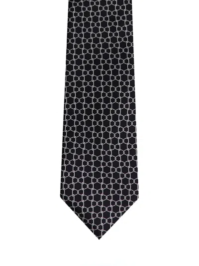 Fursac Silk Tie In Black