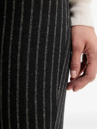 Sessun Hediwalk Stripe-pattern Trousers In Black