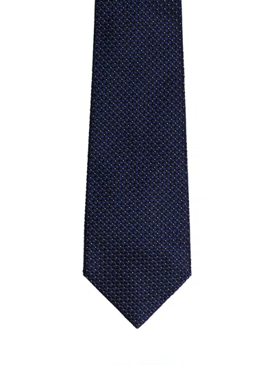 Fursac Silk Tie In Brown