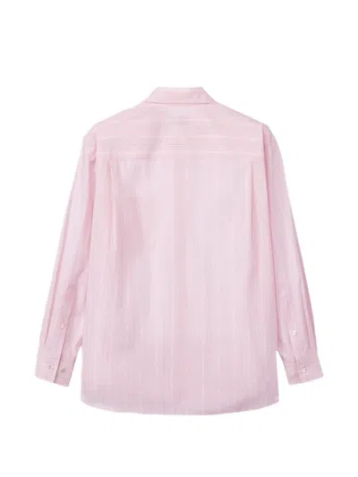 Dunst Stripe-pattern Shirt In Pink