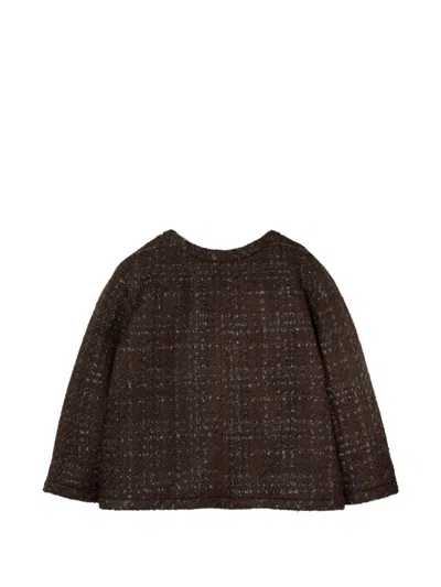 Marc Jacobs Chain Lady Tweed Jacket In Multi