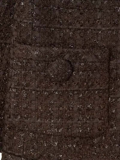 Marc Jacobs Chain Lady Tweed Jacket In Multi