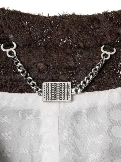 Marc Jacobs Chain Lady Tweed Jacket In Multi