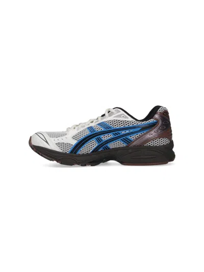 Asics Cream And Blue Gel-kayano 14 Sneakers In Multi
