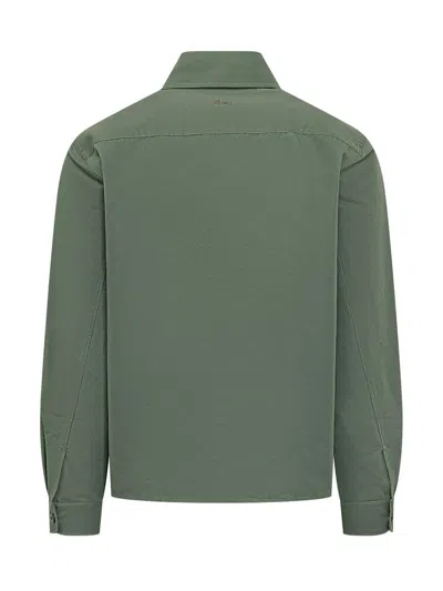 Kenzo Green Regular Solid Shirt In Green
