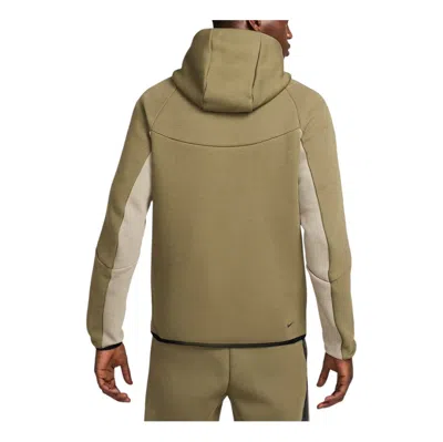 Nike Men's Tech Fleece Full-zip Windrunner Logo Hoodie In Multi