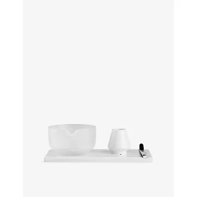 Fellow Matte White Matcha Set In White