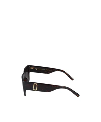 Marc Jacobs Eyewear Square Frame Sunglasses In Black