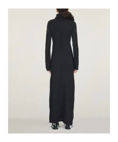 Y-3 Turtleneck Mesh-insert Dress In Multi
