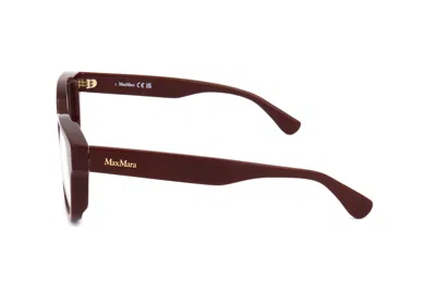 Max Mara Square Frame Glasses In Brown