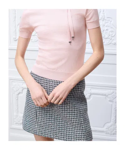 Dior Flared Miniskirt In Gray