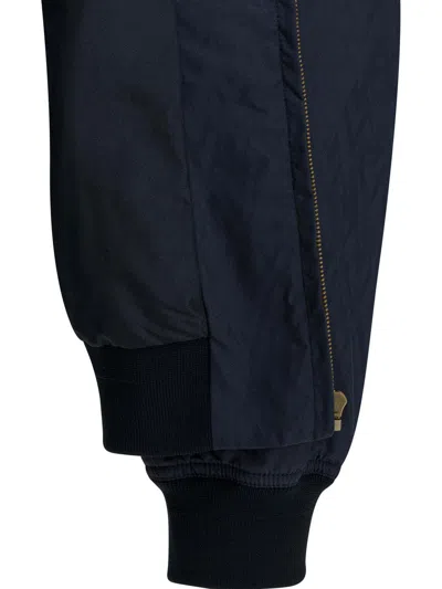 Valentino Zip-up Patterned Jacket In Blue