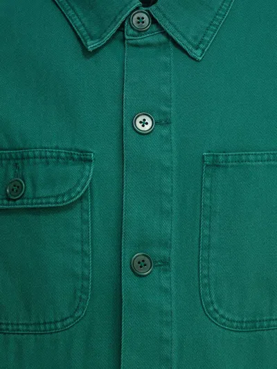 Alex Mill Work Overshirt Jacket In Green
