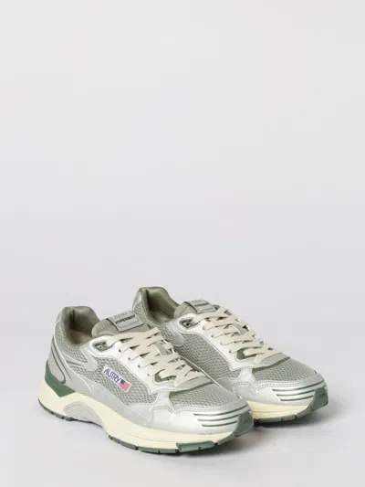 Autry Hyperway Micro-hole Low Sneakers In Green