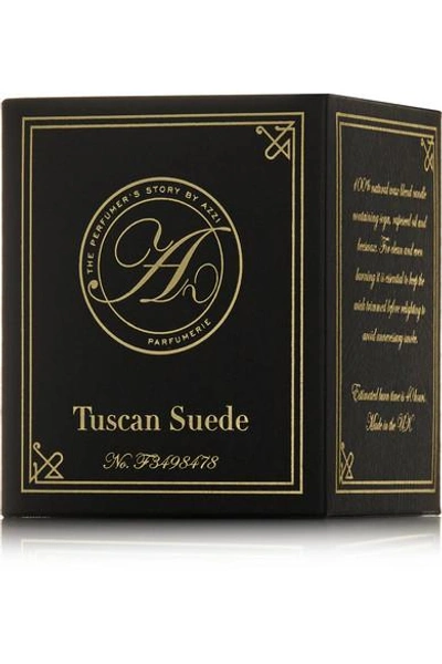 Shop The Perfumer's Story By Azzi Glasser Tuscan Suede Scented Candle, 180g In Colorless
